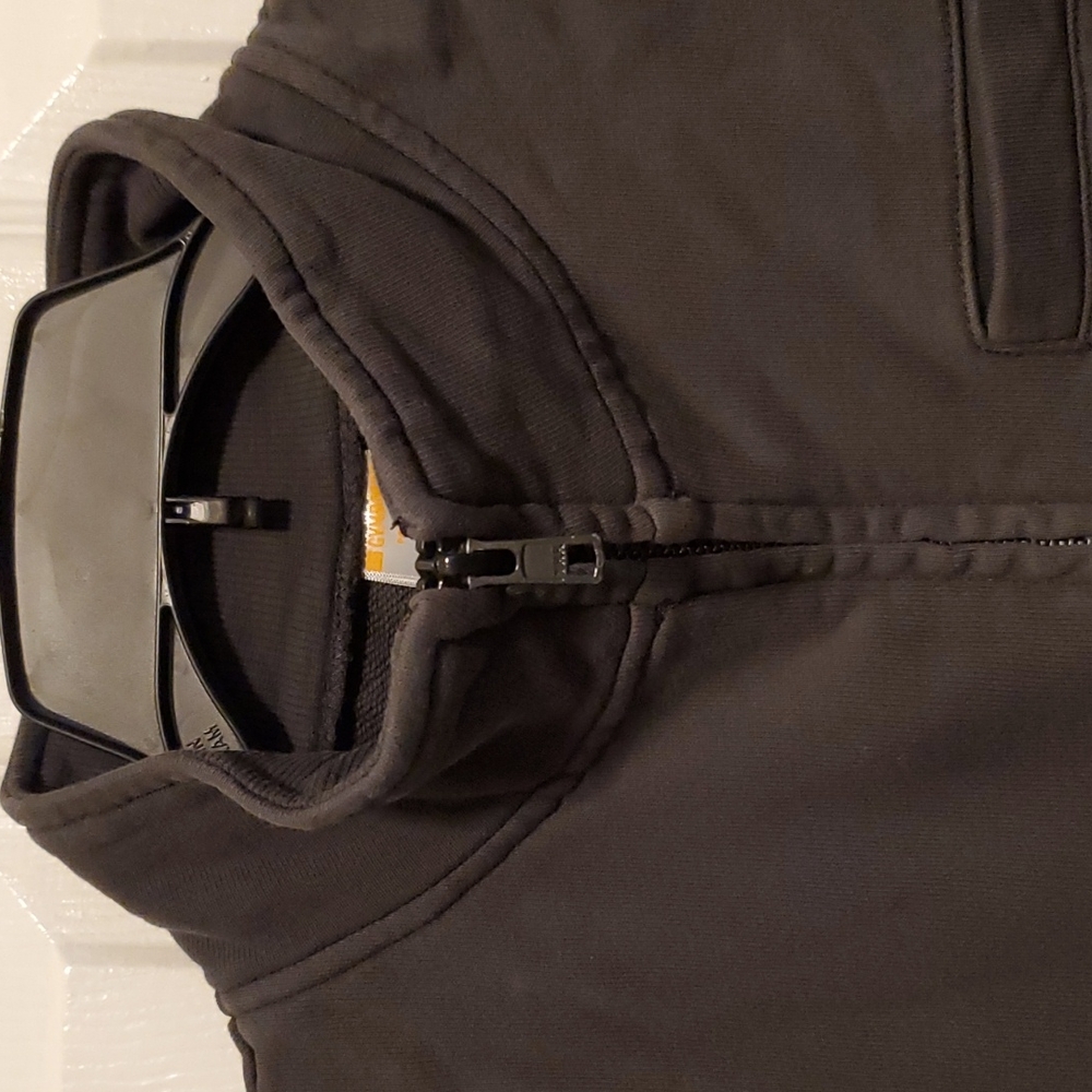 Gymboree Boys Gray Mock Zip Down Pullover Sweater - Size Medium (7-8) - Picture 2 of 9